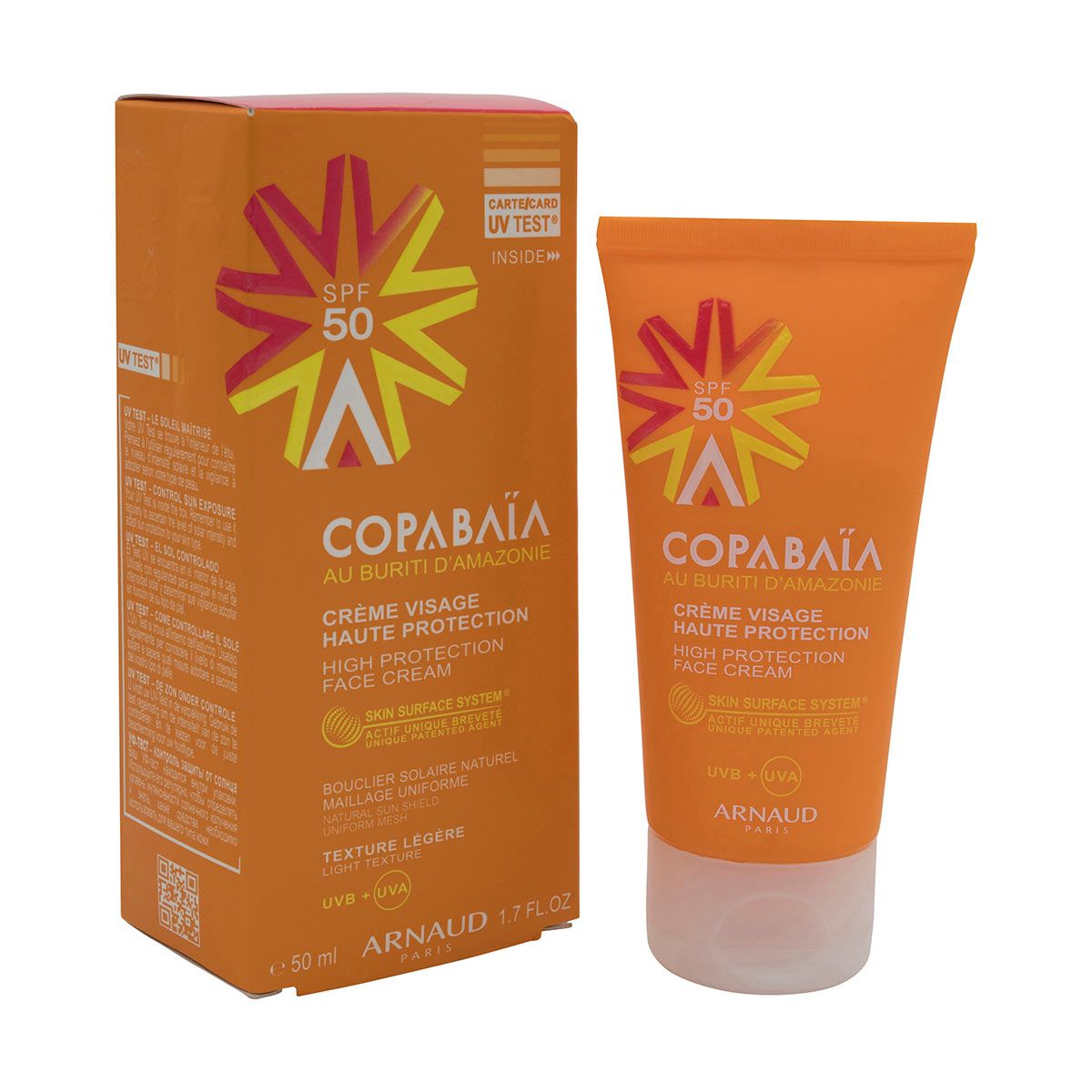 Copabaia High Protection SPF50 Face Cream -50ml