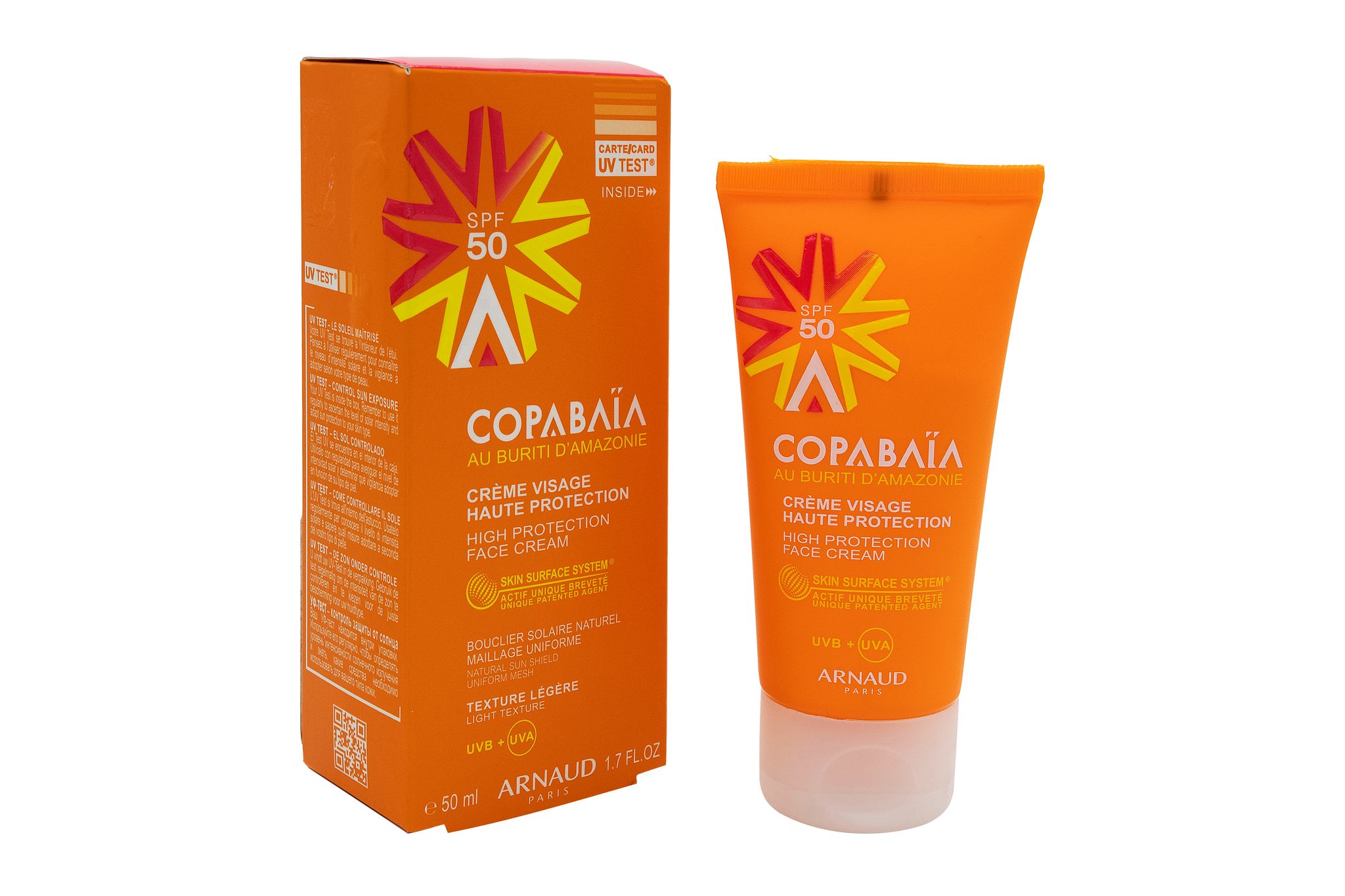 Copabaia High Protection SPF50 Face Cream -50ml