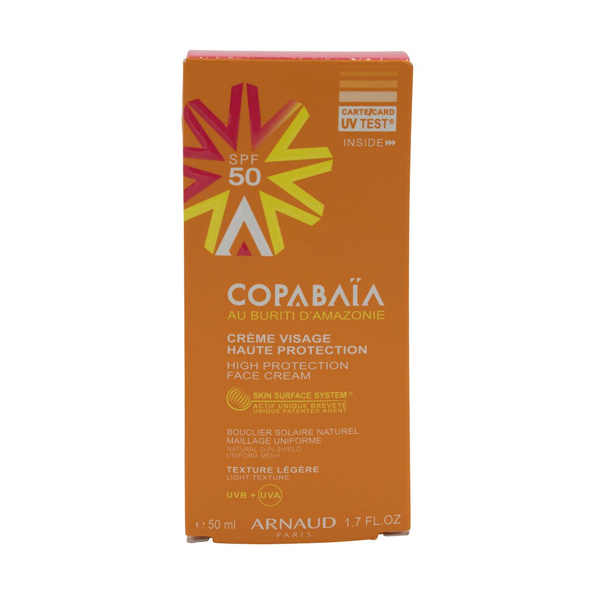 Copabaia High Protection SPF50 Face Cream -50ml
