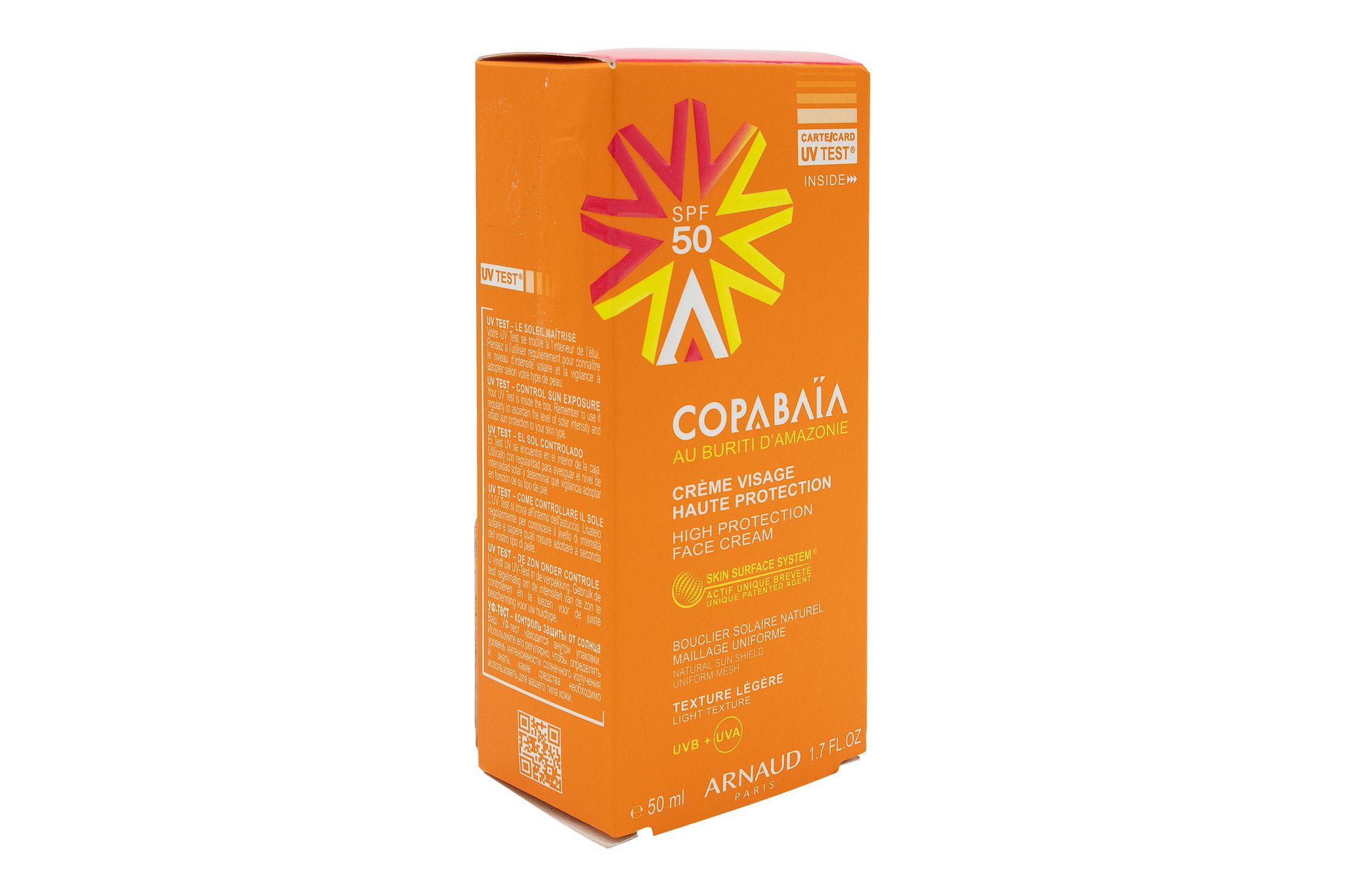 Copabaia High Protection SPF50 Face Cream -50ml