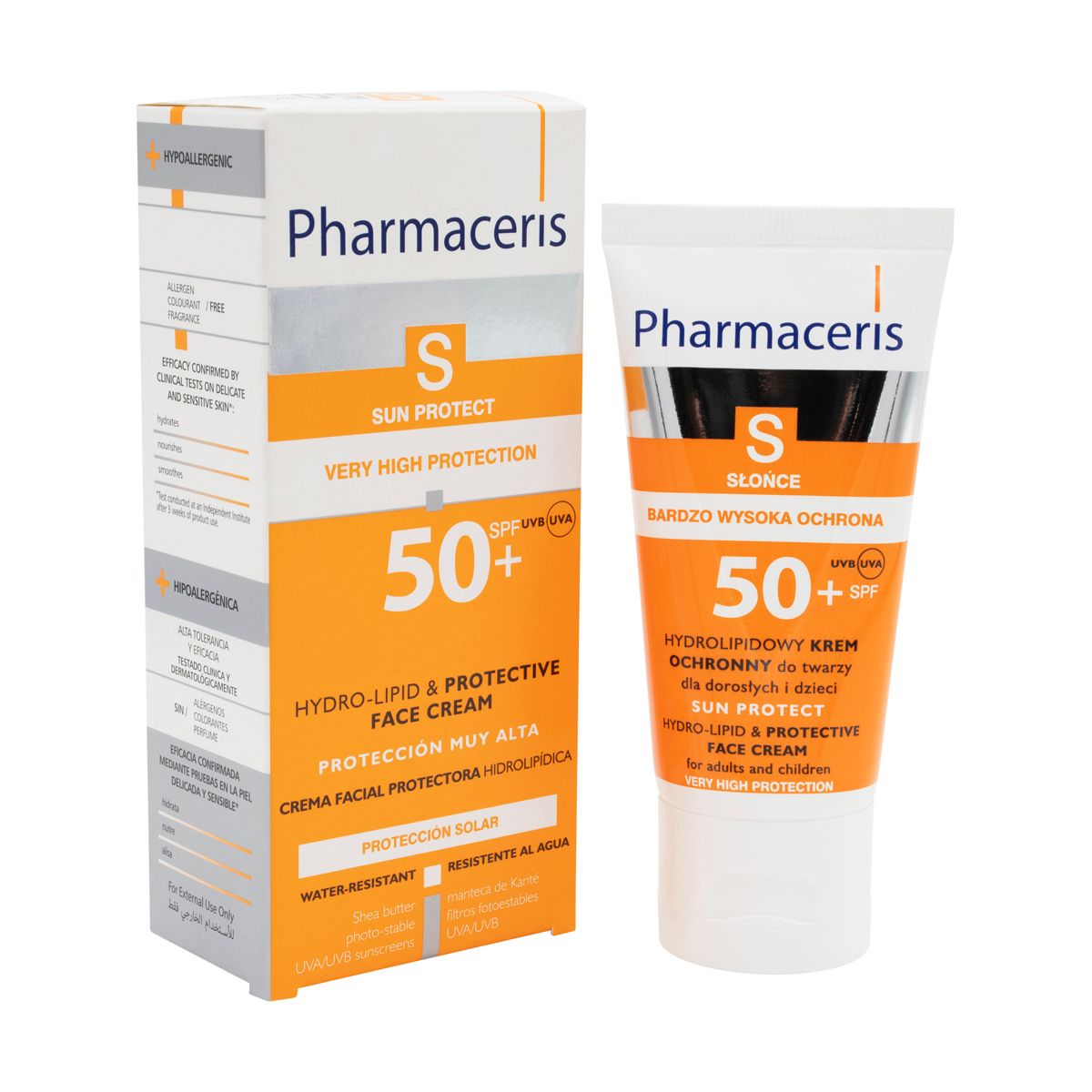 Hydro-Lipid And Protective Face Cream SPF 50+  50Ml