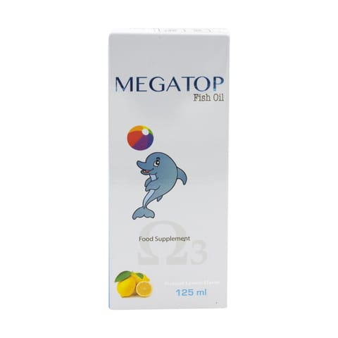 NHS Megatone Omega 3 Fish Oil 227 ml Mango Peach Liquid