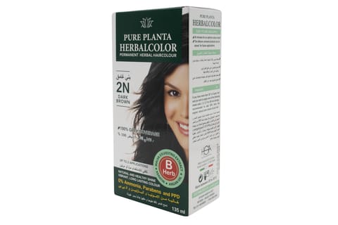 Olia, 4.0 Dark Brown, No Ammonia Permanent Haircolor, with 60% Oils