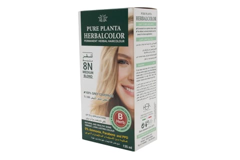 Olia, 8.0 Blonde, No Ammonia Permanent Haircolor, with 60% Oils