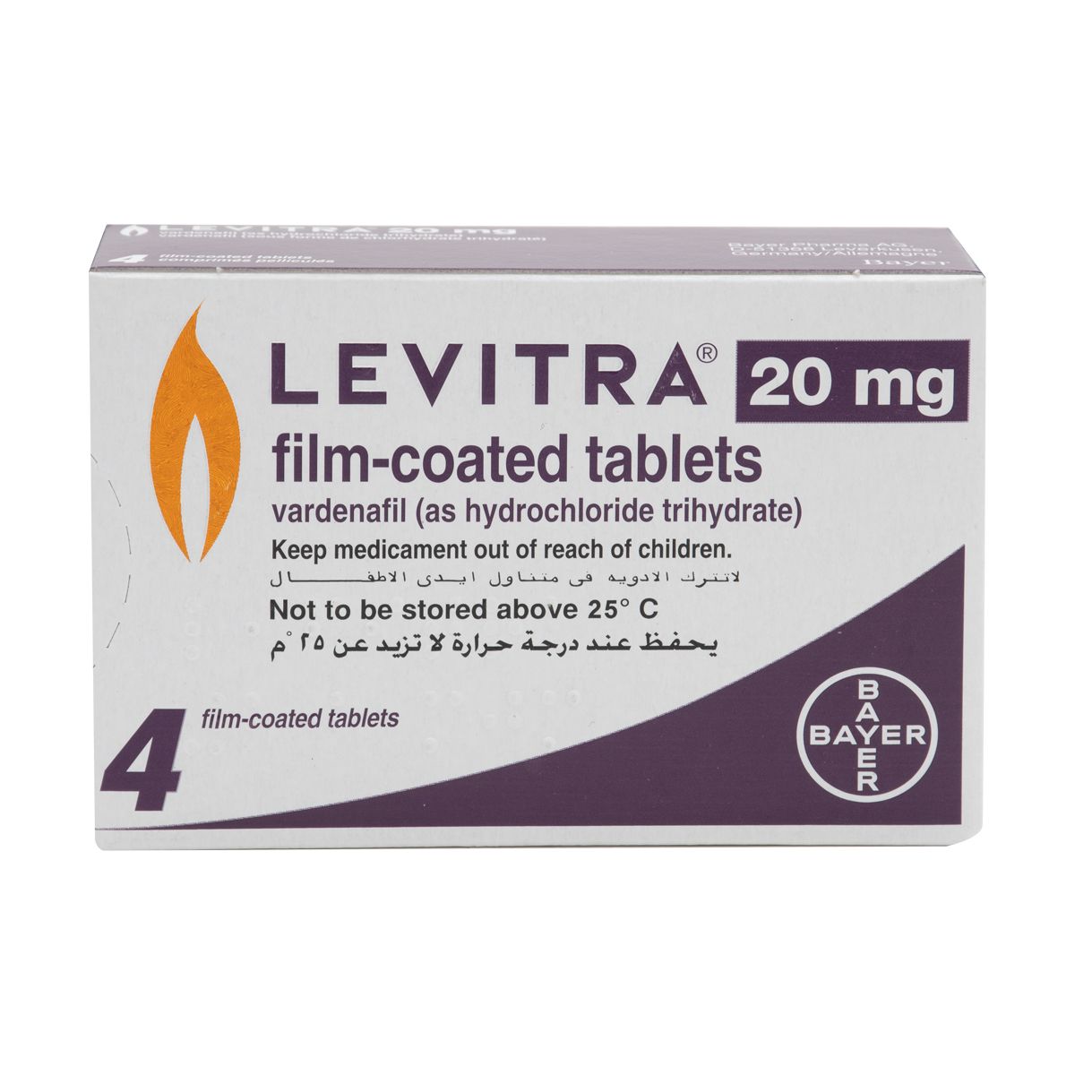 Levitra 20Mg 4 Tablets