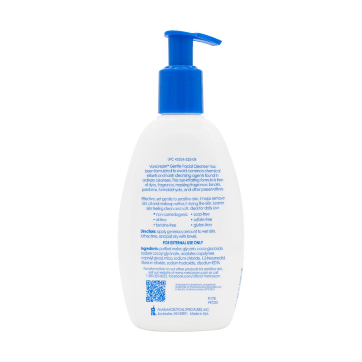 VANICREAM Gentle Facial Cleanser- 237ml