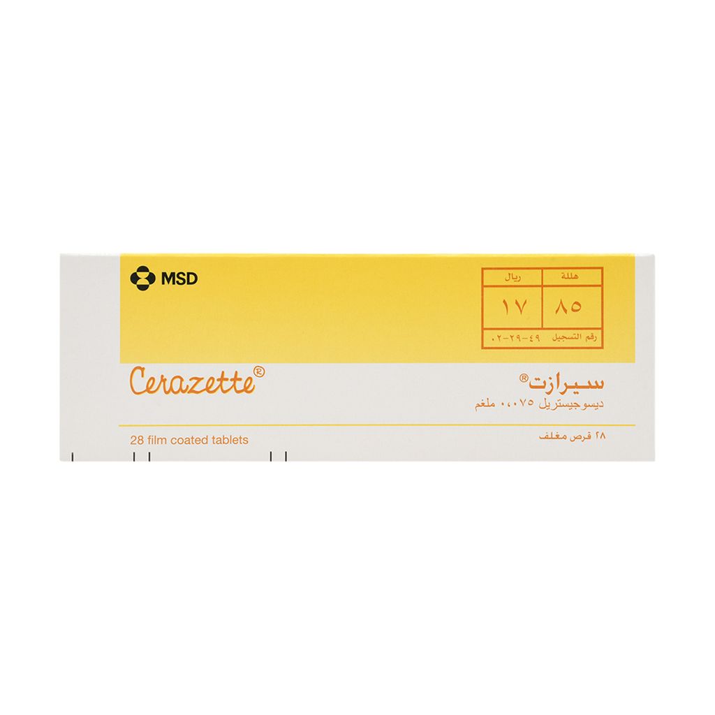 CERAZETTE 75 Mg Tablet 28Pcs