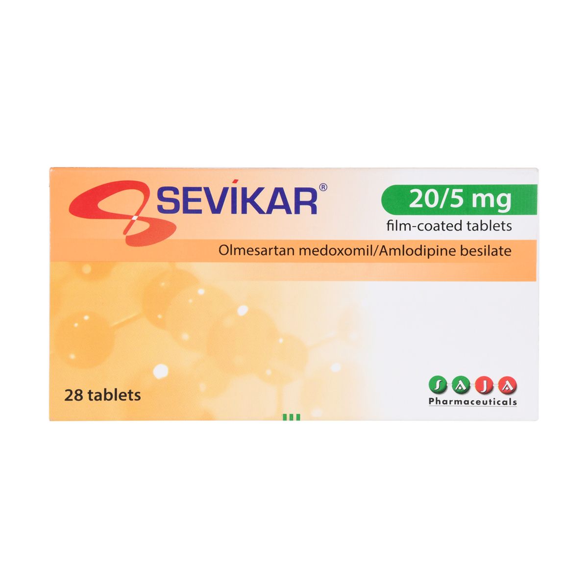 SEVIKAR Sevikar 20/5mg 28 Tab