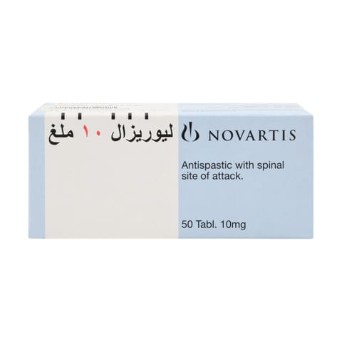 Lioresal 10mg 50 Tab
