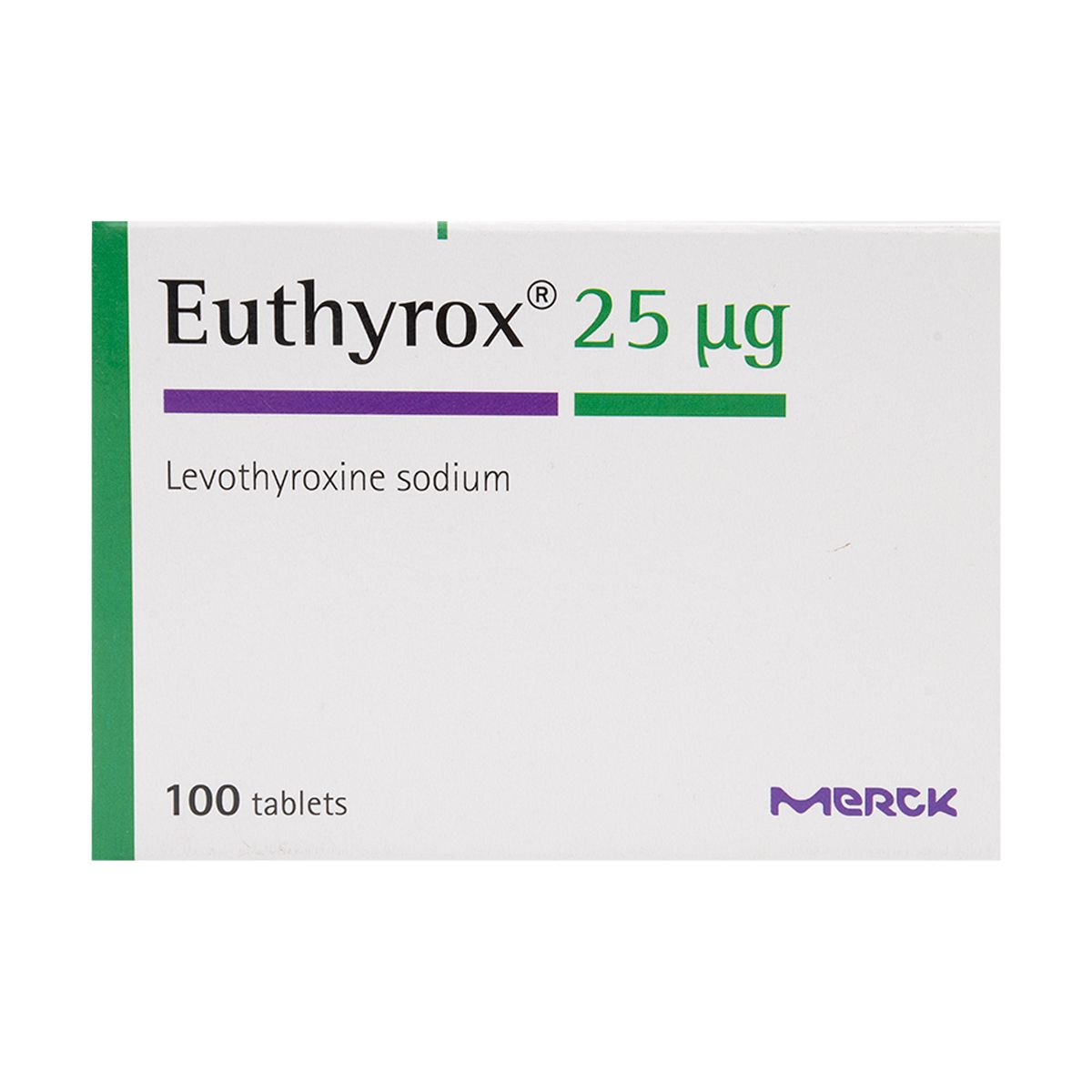 Euthyrox 25mcg 100 Tab