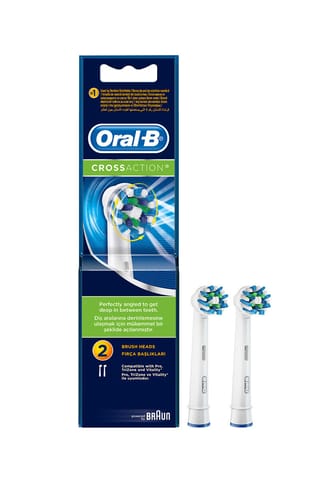 Cross Action Replacement Electric Toothbrush Heads Pack