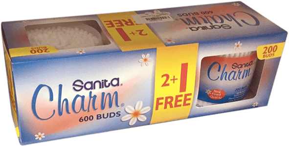 Ear Buds Round 200 (2+1 Free)