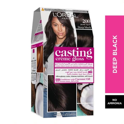 ARGAN  HAIR COLORING OIL KIT / BLACK 1.0