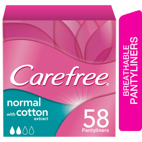 Cotton Feel Panty Liners 58Pcs