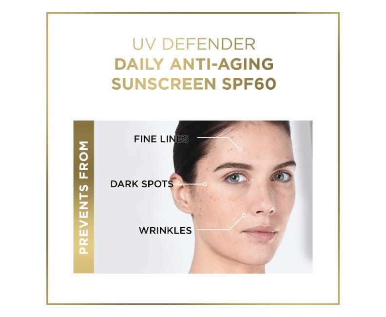 UV Defender Shine Control Daily Anti-Ageing Sunscreen SPF 50+ with Airlicium 50ml