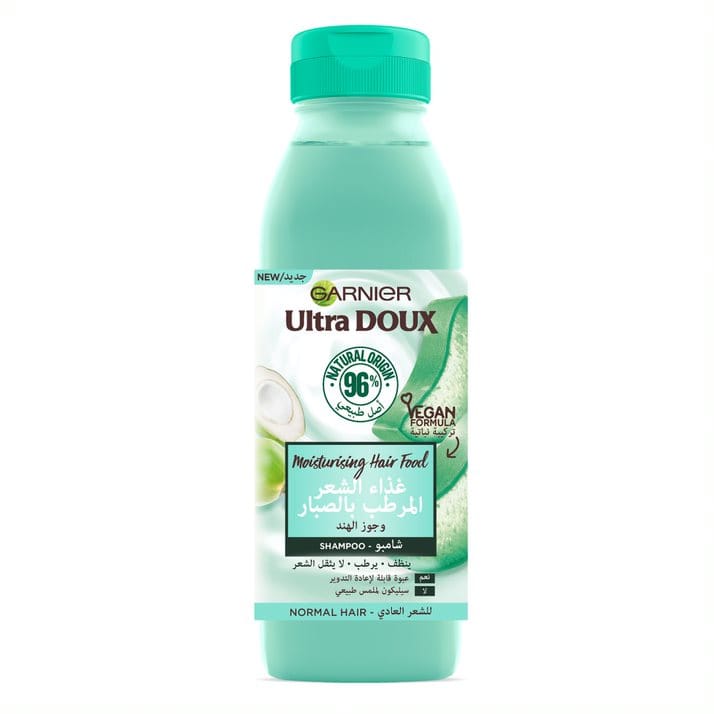 Ultra Doux Moisturising Aloe Vera Hair Food Shampoo for Normal Hair 350ml