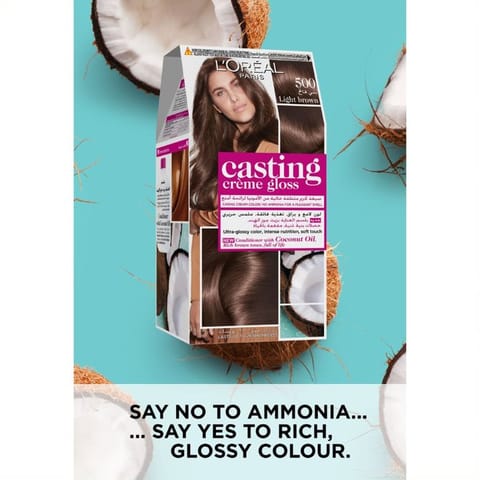 Olia, 4.0 Dark Brown, No Ammonia Permanent Haircolor, with 60% Oils