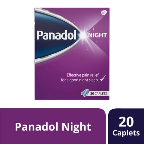 Panadol Night Caplet 20Pcs