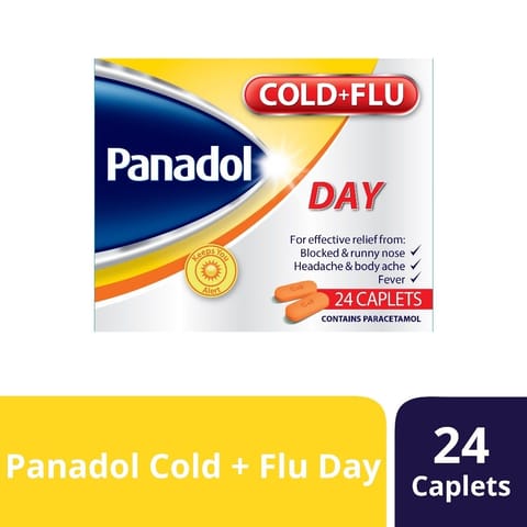 PANADOL Cold And Flu Strength Day And Night 24 Tablet