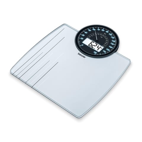 ميزان لقياس الوزن بلون فضي موديل PS 07