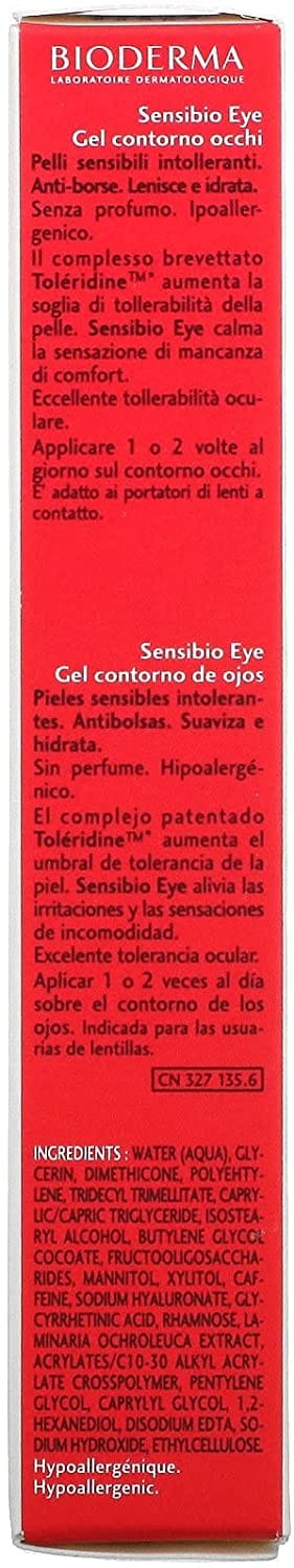 BIODERMA Sensibio Eye Contour Gel -15 ml