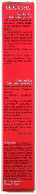 BIODERMA Sensibio Eye Contour Gel -15 ml