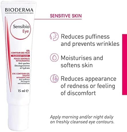 BIODERMA Sensibio Eye Contour Gel -15 ml