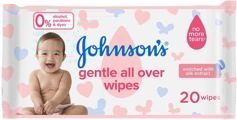 Gentle All Over Wipes 20 Wipes