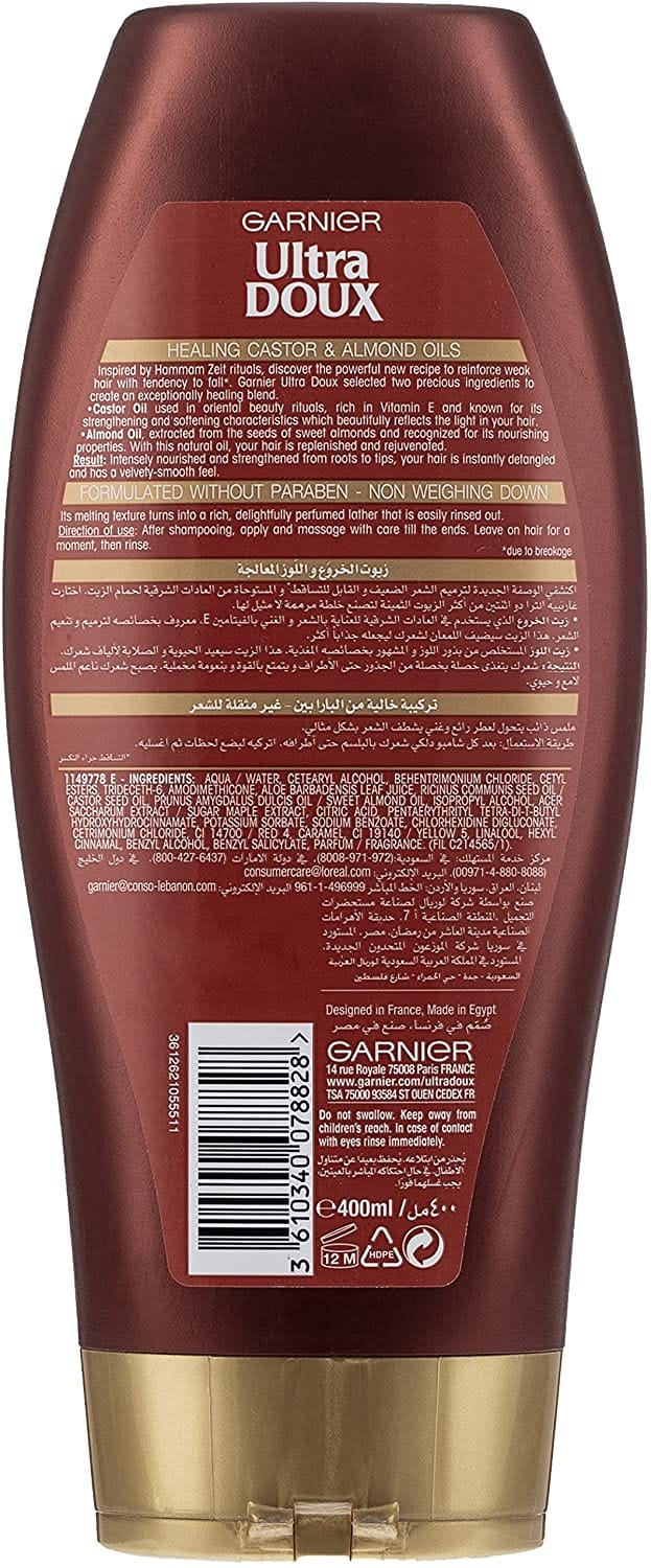 Ultra Doux Hammam Zeit Infused Conditioner Healing Castor & Almond Oil