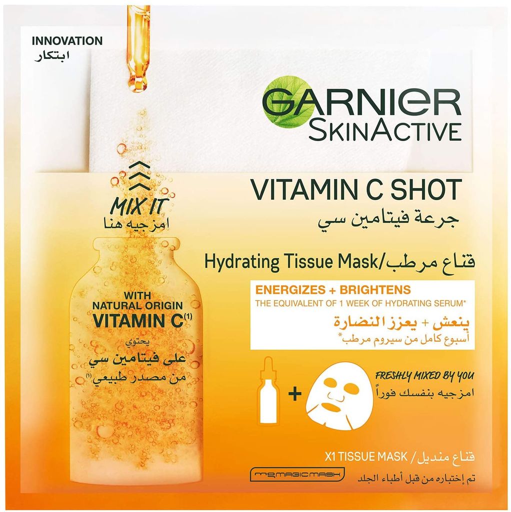 GARNIER SkinActive Fresh Mix Mask Vitamin C Shot