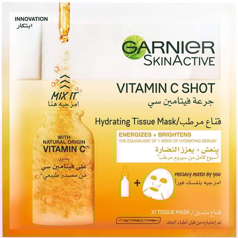 GARNIER SkinActive Fresh Mix Mask Vitamin C Shot