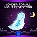 Dreamzz Pad Clean & Dry Maxi Thick, Night Long Sanitary Pads with Wings, 48 Count