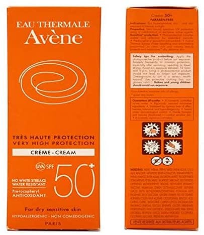 Avene Sun Care Cream No White Streaks SPF 50+