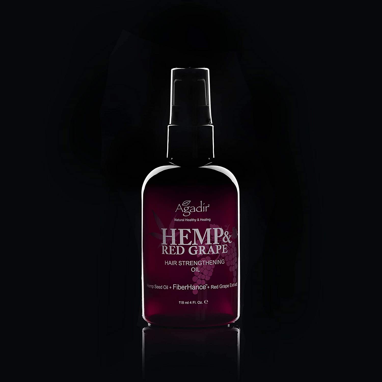 Hemp & Red Grape Hair Strengthening Oil 118ml