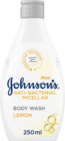 Anti-Bacterial Micellar Body Wash, Lemon, 250 Ml