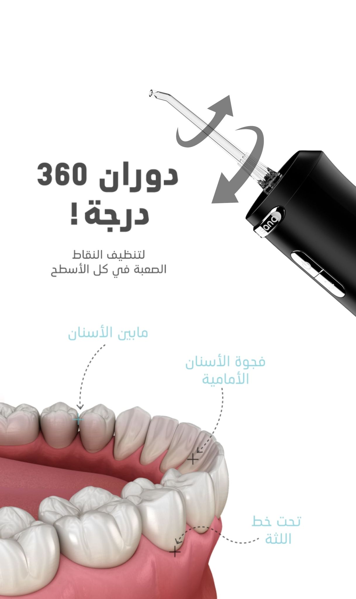 جهاز خيط تنظيف الاسنان المائي من ويكسانا
