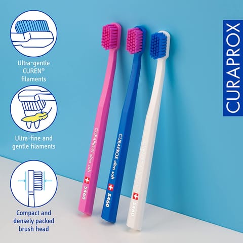 Silver Antibacterial ToothBrush - Silver