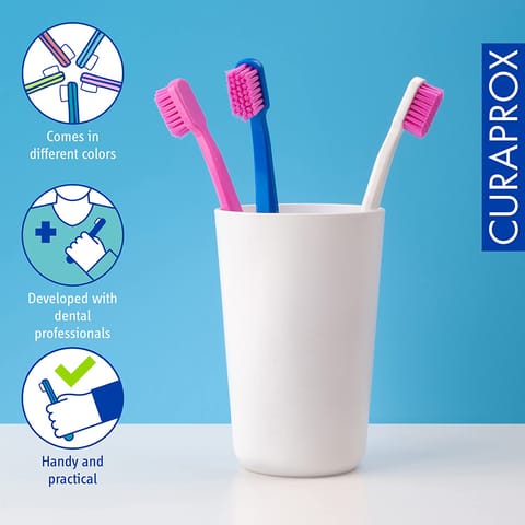 Silver Antibacterial ToothBrush - Silver