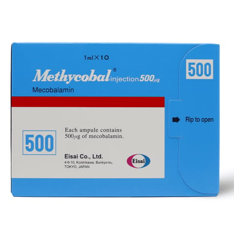 ميثيكوبال 500 ميكروجرام 10 أمبولا