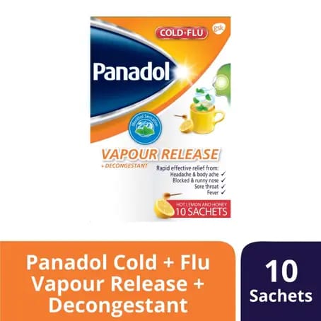 Panadol Cold&Flu Vapor Release 10Sachets