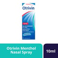 Otrivin Menthol, Nasal Spray, For Cold Symptoms - 10 Ml