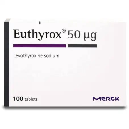 Euthyrox 50 Mcg Tablet 100pcs