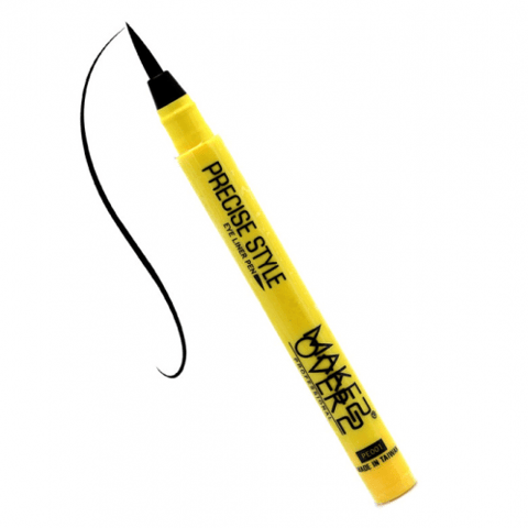 ميك أوفر ٢٢ قلم كحل سائل بريشس ستايل مقاوم للماء - اسود ٠١