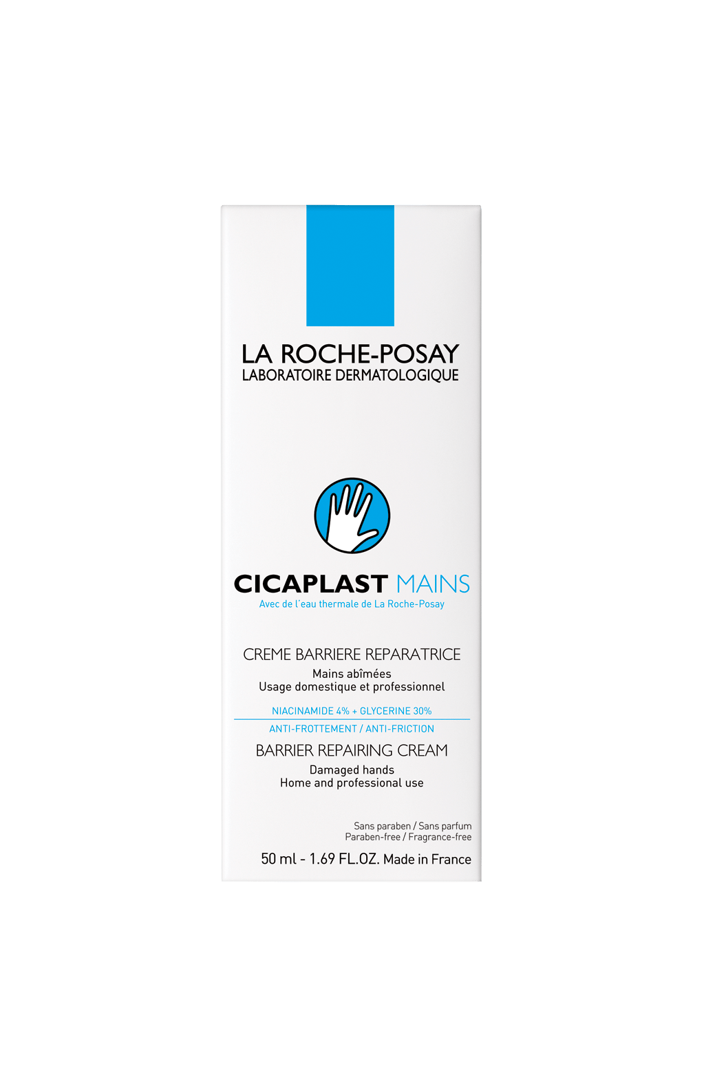 La Roche Posay Cicaplast Mains Moisturiser for Dry and Damaged Hands 50ml