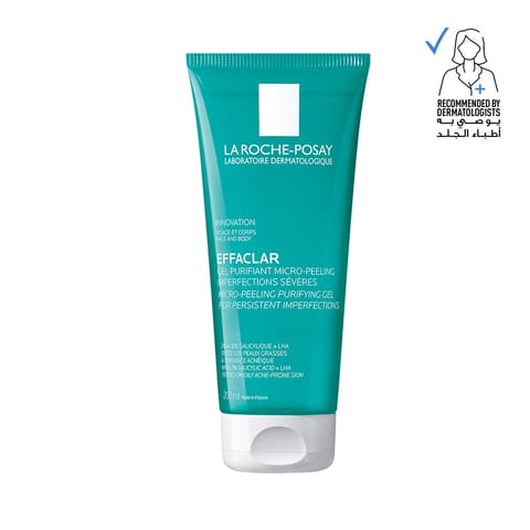 LA ROCHE POSAY Effaclar Micropeeling Purifying Gel For Face and Body For Oily Skin 200 ml