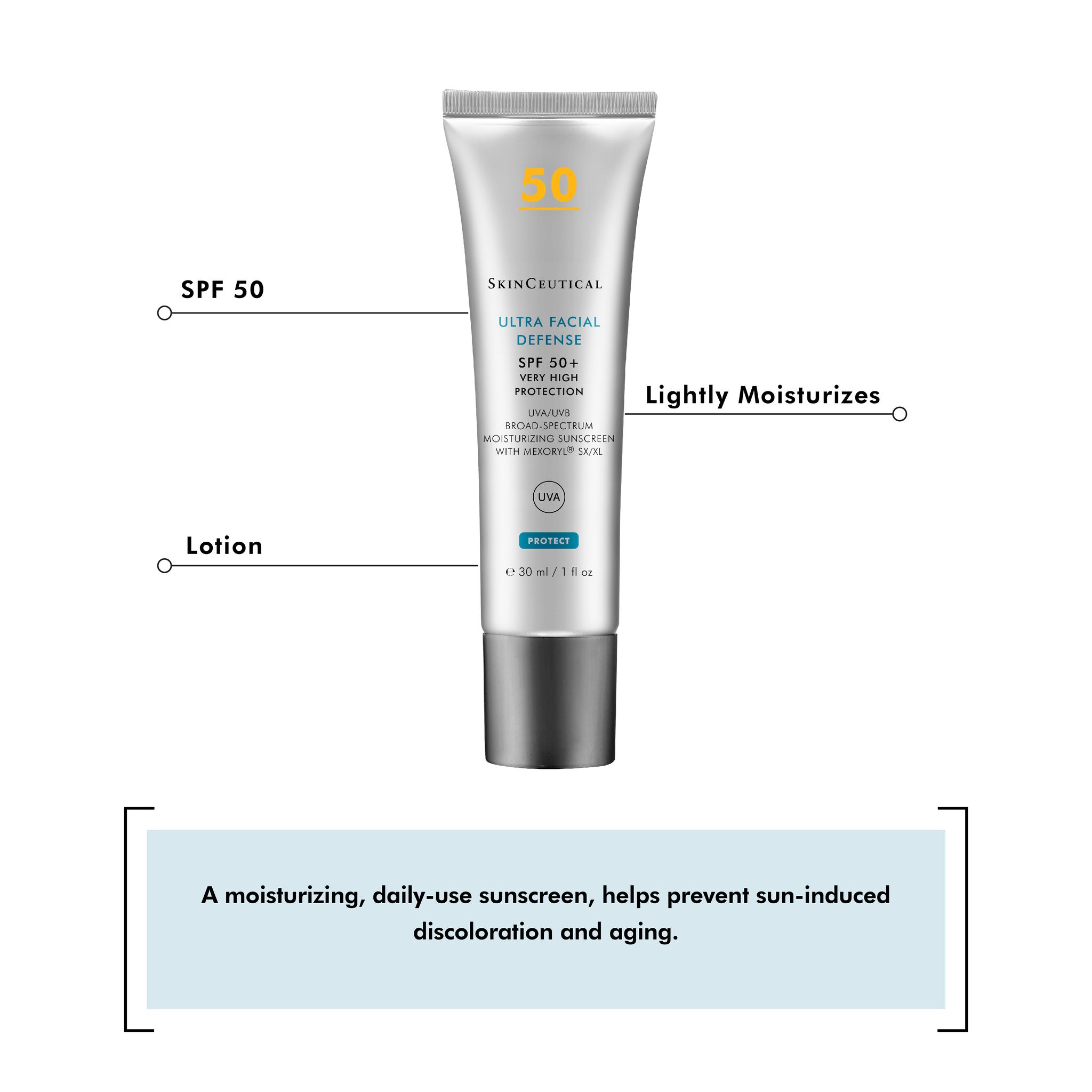 Ultra Facial Defense Sunscreen SPF50+ for All Skin Types 50ml