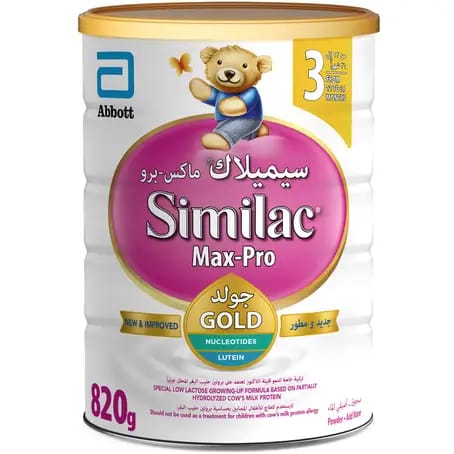 Max Pro Baby Formula (3) from 12 to 36 months, 820 gm