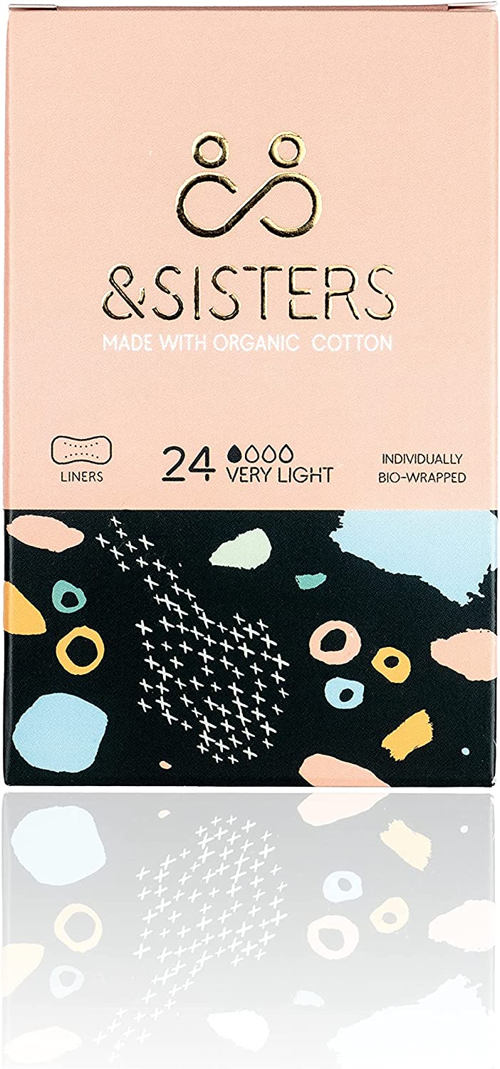 &Sisters,White | 24 Organic Cotton Very Light Panty Liners
