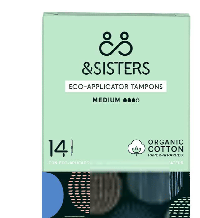 &Sisters Eco-Applicator Tampons - Medium (14 pack)