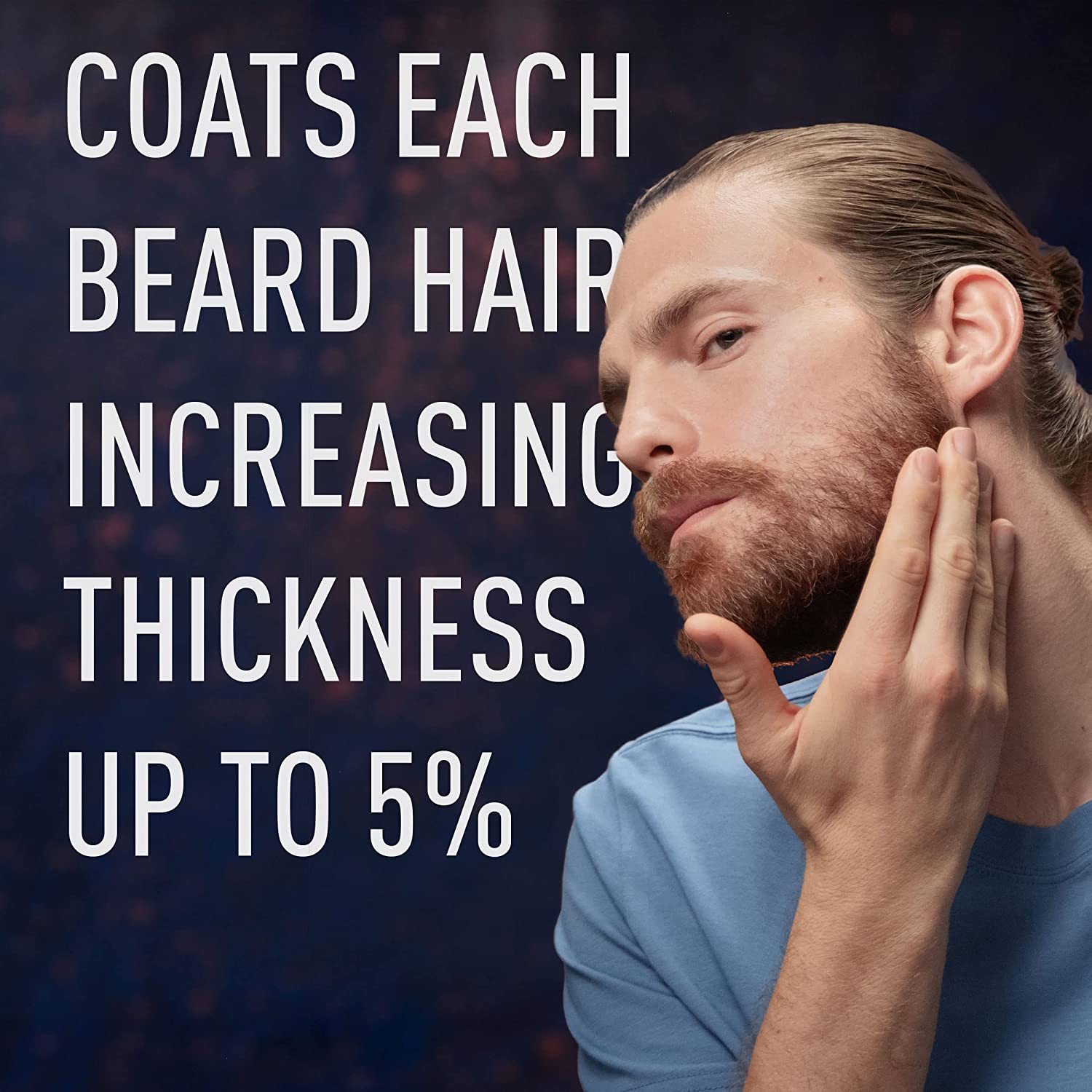 Gillette King C Beard Thickener formulated with Vitamin B complex and Caffeine, 1.7oz